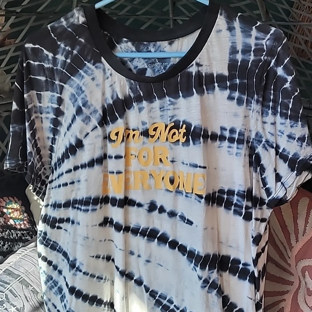 Tie-Dye Graphic Tee- Im Not For Everyone - Picture 4 of 6